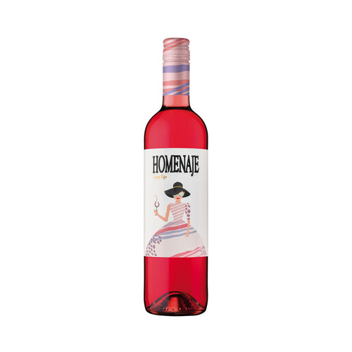 HOMENAJE Vino rosado con D.O. Navarra botella de 75 cl.