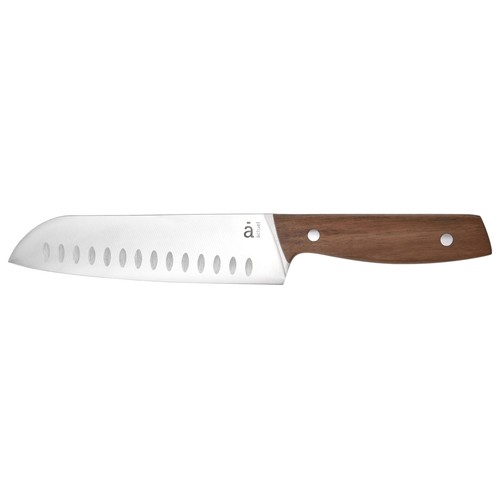 Cuchillo Santoku con mango de madera acacia, 8cm ACTUEL.