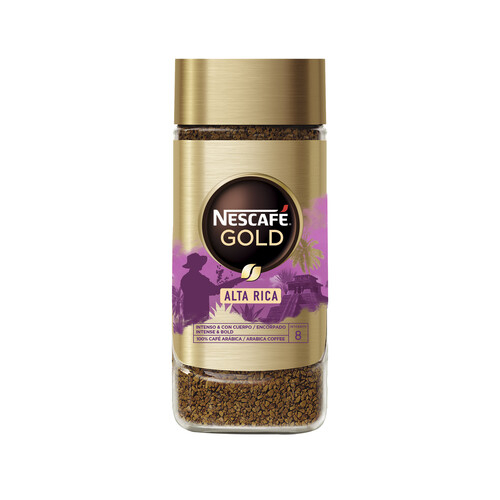 Café soluble natural alta rica NESCAFÉ GOLD bote de 100 g.