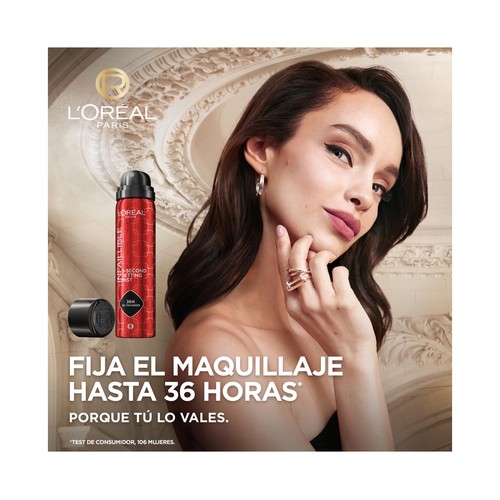 L´ORÉAL PARIS Infaillible Spray fijador de maquillaje hasta 36 horas 75 ml.