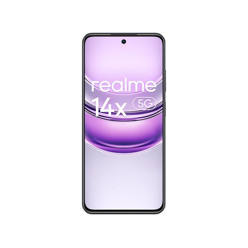 Smartphone REALME 14X 5G, pantalla HD+, 6,67" (16,94cm), 256GB, 8 + 10GB RAM color negro.