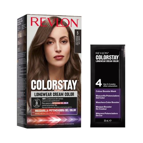 REVLON Colorstay Coloración permanente tono 5 Castaño claro.