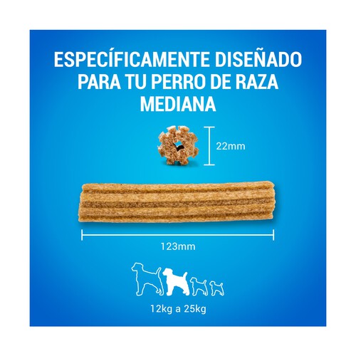 DENTALIFE Snack dental uso diario para perros medianos, PURINA DENTALIFE 42 uds. 966 g.