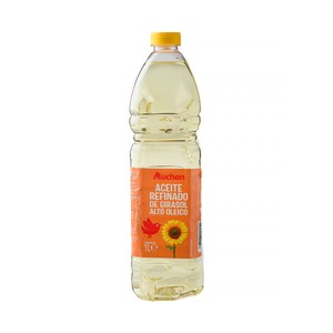 PRODUCTO ALCAMPO Aceite de refinado de girasol alto oleico botella 1 l.