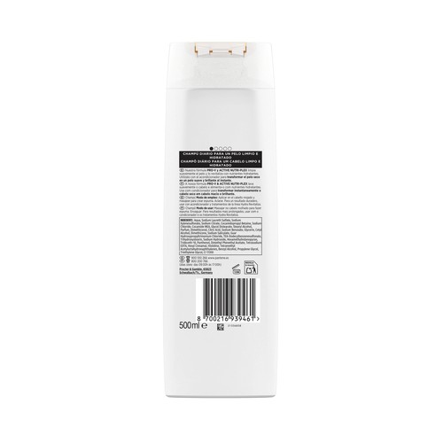 PANTENE Pro-v hydra revitaliza Champú hidratante para cabellos secos 500 ml