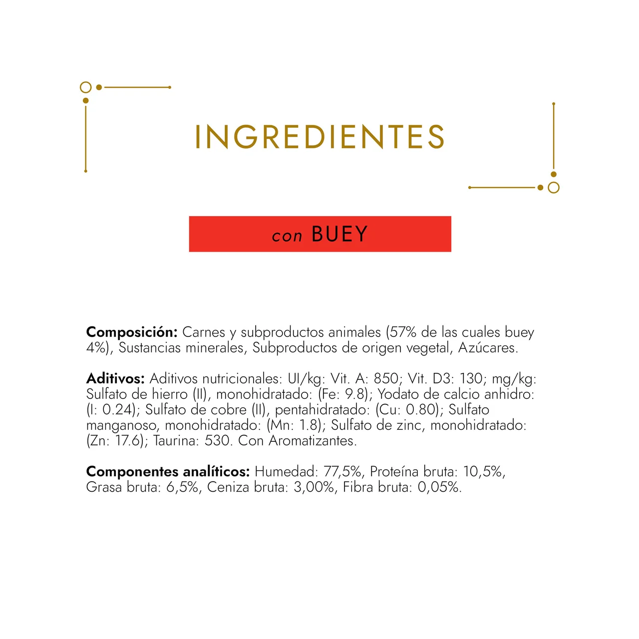 PURINA GOURMET Gold Comida para gatos húmeda, Mousse de Buey GOURMET tarrina 85 g.