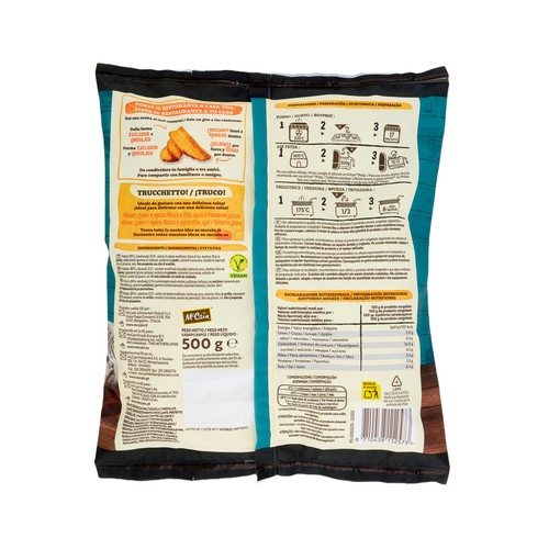 McCAIN Patatas con piel, prefritas, supercrujientes y congeladas Chef gourmet 500 g.