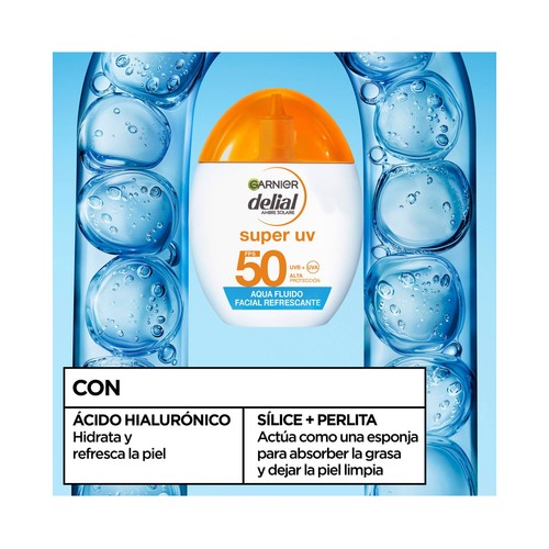 DELIA Super UV de Garnier Protector solar facial con FPS 50 (muy alto) 40 ml.