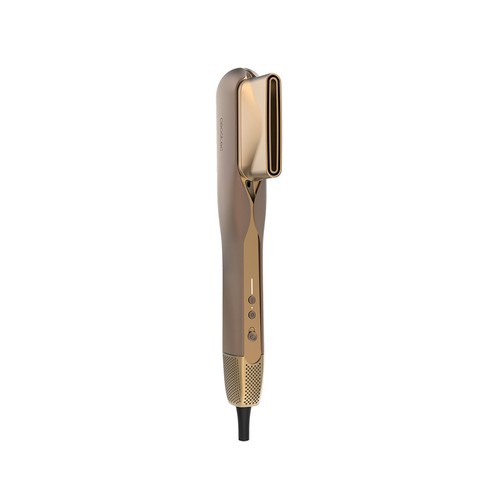 Plancha de pelo con flujo de aire CECOTEC AirLisse 2in1 ForceDry Cinnamon, placas flotantes, máximo 200ºC