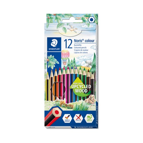 Estuche de 12 lapices de colores Noris Colour, STAEDTLER.
