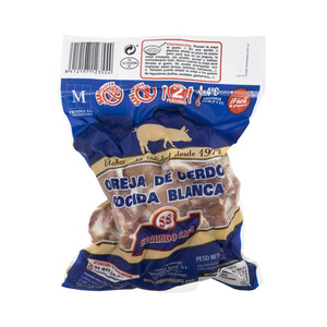 Imagen de Oreja de cerdo cocida, elaborada sin gluten y sin lactosa SEGUNDO SANZ 450 g.