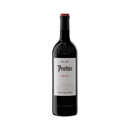 Vino tinto crianza con denominación de origen Ribera del Duero PROTOS botella de 75 cl.