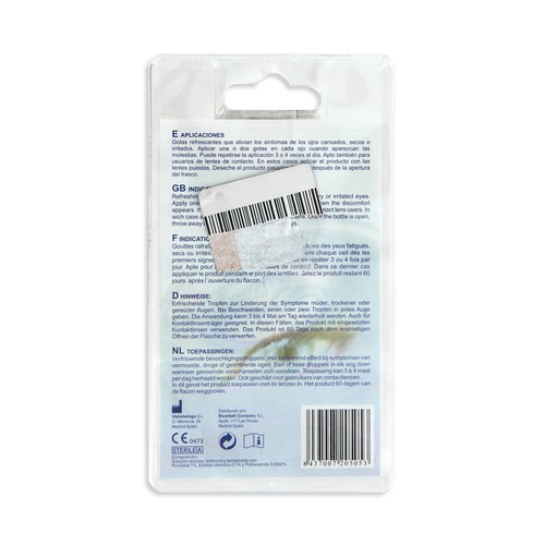 IRIS LINE Gotas refrescantes para aliviar los síntomas de los ojos cansados, IRIS LINE 15 ml.