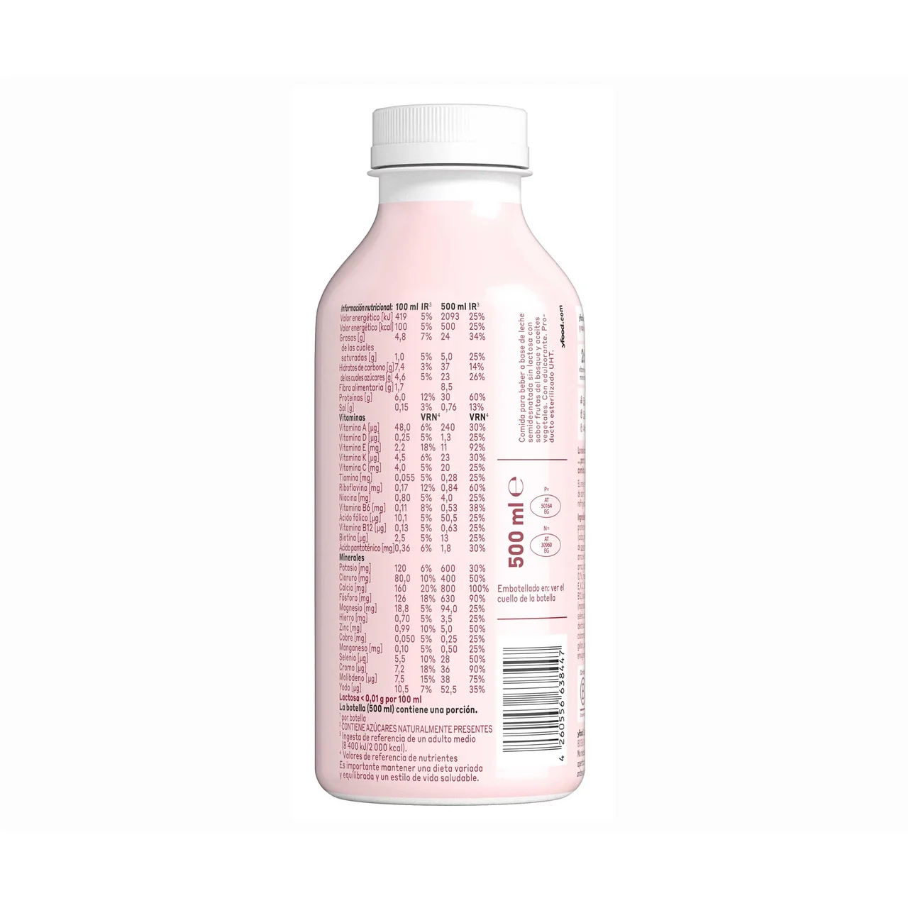 Batido sustitutivo de frambuesa 500 ml
