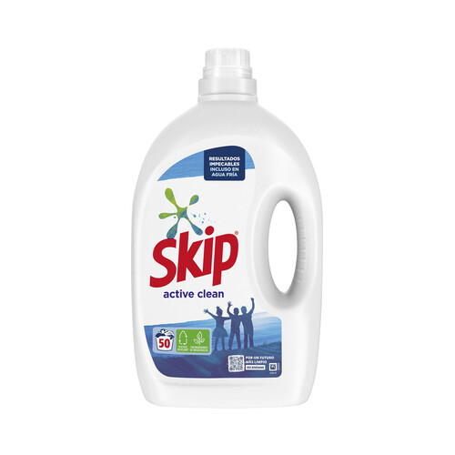 SKIP Detergente líquido SKIP ACTIVE CLEAN 50 lav.