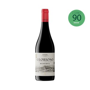 GLORIOSO Vino tinto reserva con D.O. Ca. Rioja botella 75 cl.