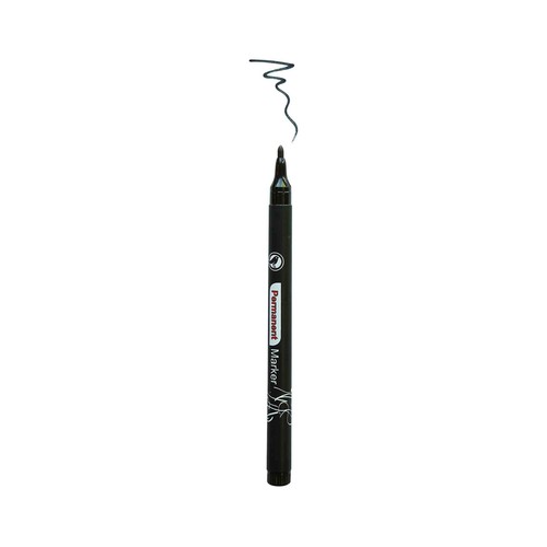 Marcador Permanente Fino Negro ALCAMPO