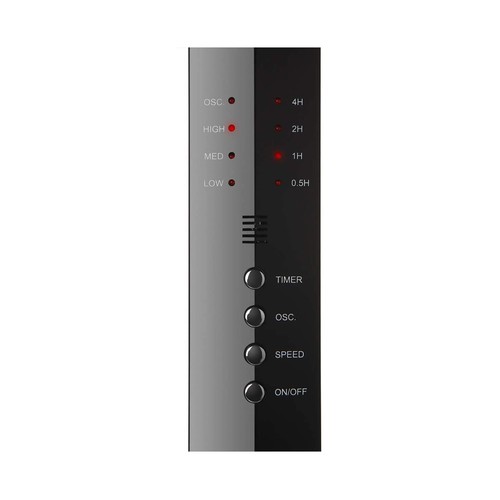 Ventilador de pie con mando a distancia ORBEGOZO SF 0244, 40W, 3 velocidades, 40cm, oscilante, temporizador.