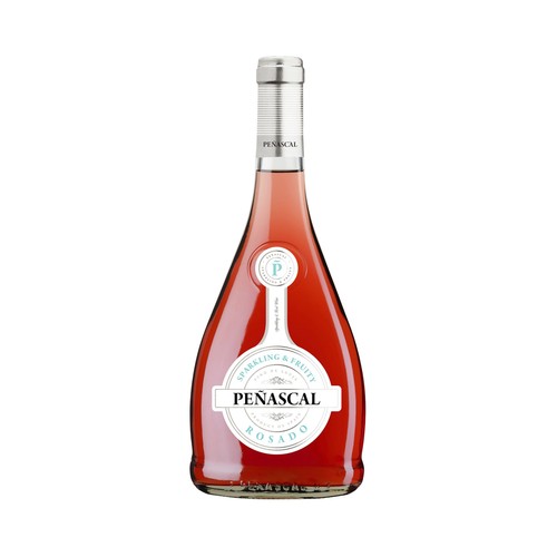 Vino semiseco rosado de aguja con denominación de origen Vinos de la Tierra de Castilla-León PEÑASCAL botella de 75 cl.