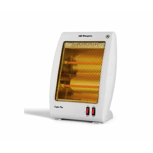Estufa de cuarzo ORBEGOZO BP5000, potencia max: 800W, 2 niveles de calor.