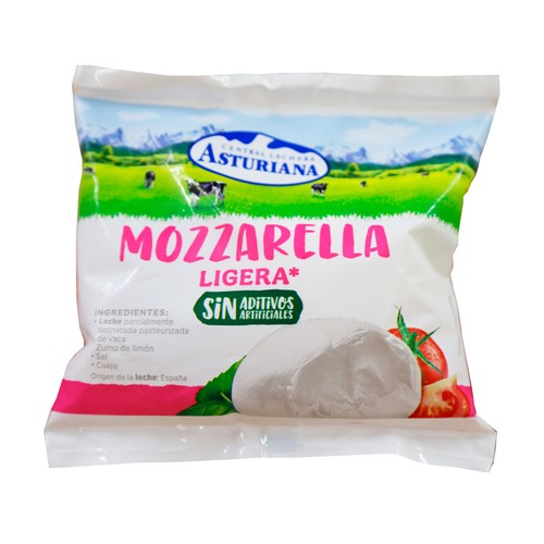 LA ASTURIANA Mozzarella ligera 125g
