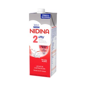NIDINA 2 Leche líquida (2) de continuación, a partir de 6 meses 1 l.