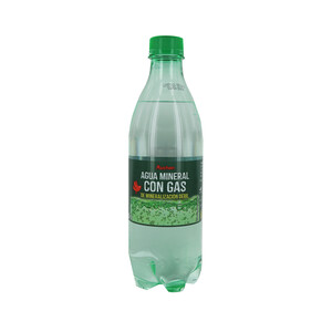 PRODUCTO ECONÓMICO ALCAMPO Agua mineral con gas PRODUCTO ECONÓMICO ALCAMPO botella de 50 centilitros
