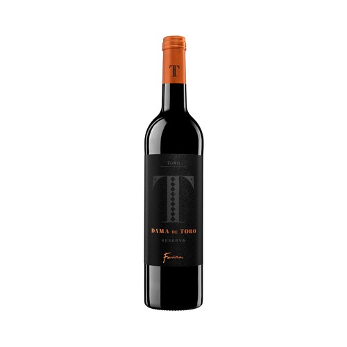 DAMA DE TORO  Vino tinto reserva con D.O. Toro DAMA DE TORO botella de 75 cl.