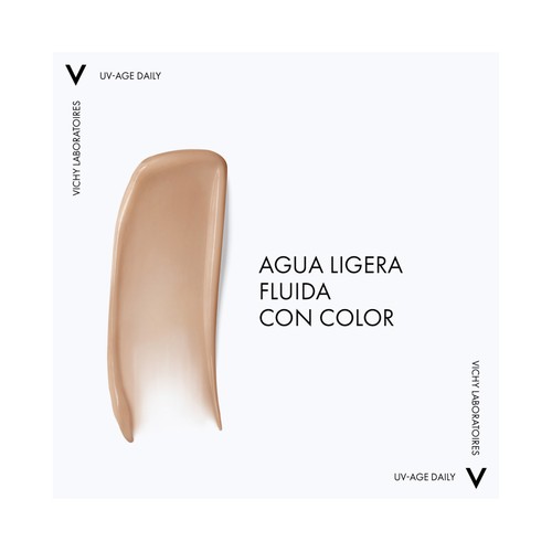 VICHY Protector solar facial con color, acción antiedad y FPS 50+ (muy alto) VICHY Capital soleil 40 ml.