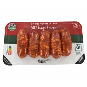 Imagen de ALCAMPO CULTIVAMOS LO BUENO Chorizo picante oreado cerdo duroc  350 g.
