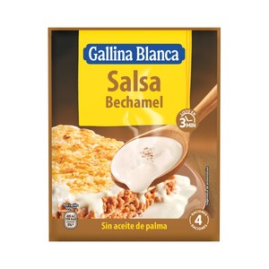 Salsa bechamel sobre de 39 g.