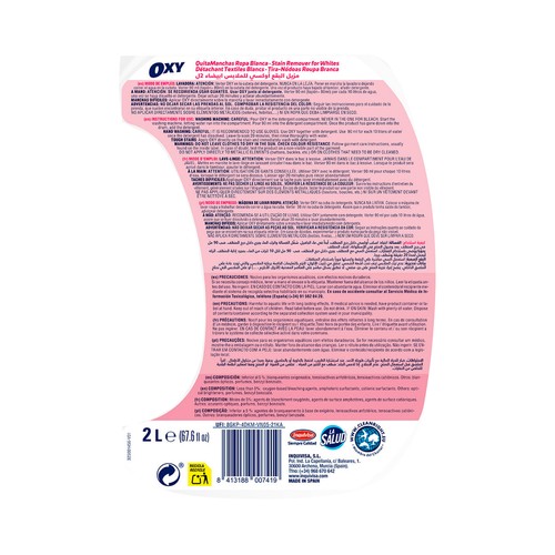 OXY Quitamanchas para ropa blanca OXY 2 l.