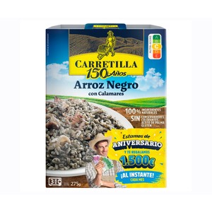 Imagen de CARRETILLA Arroz negro con calamares 300 g.