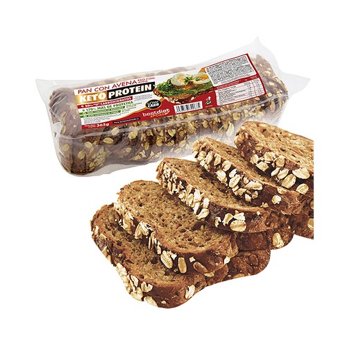 KETOPROTEIN Pan con avena y extra de proteínas KETOPROTEIN 365 g.