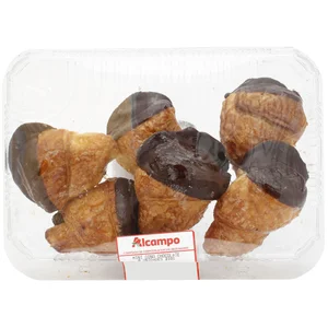 Mini conos rellenos y bañados en chocolate 6 uds.