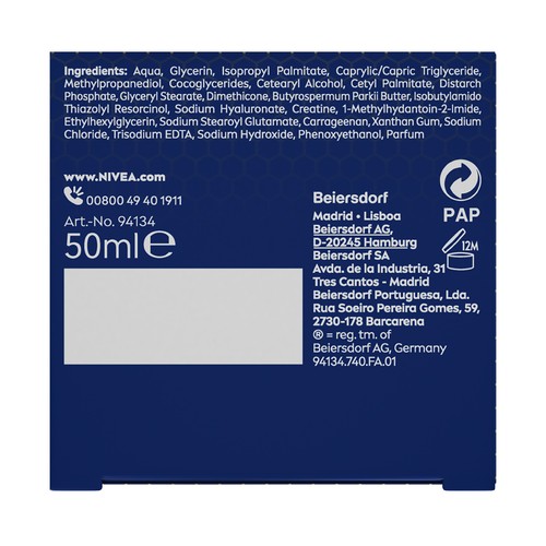 NIVEA Cellular luminous 630 Crema de noche reparadora y antimanchas 50 ml.