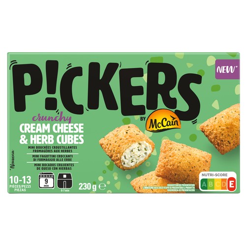 McCAIN Pickers Mini bocados crujientes de queso con hierbas - 230g.
