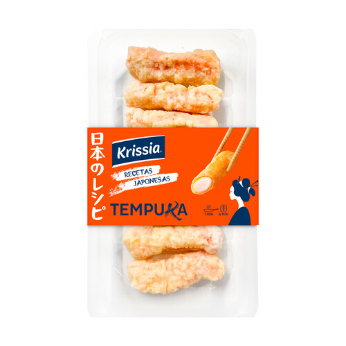KRISSIA Barritas de surimi en tempura receta japonesa 200 g.