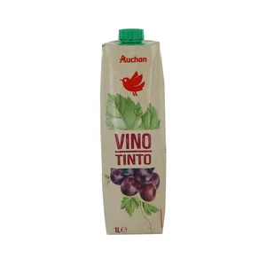 PRODUCTO ALCAMPO Vino tinto de mesa, sin denominación de origen PRODUCTO ALCAMPO brik 1 l.