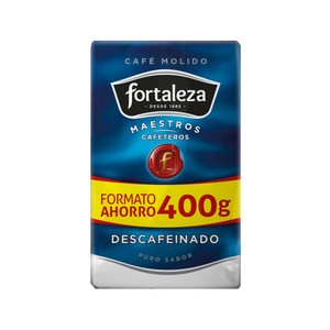 Imagen de FORTALEZA Café molido descafeinado natural 400 g.