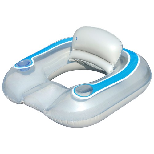 Colchoneta Sillón Hinchable para piscina con respaldo. BESTWAY.