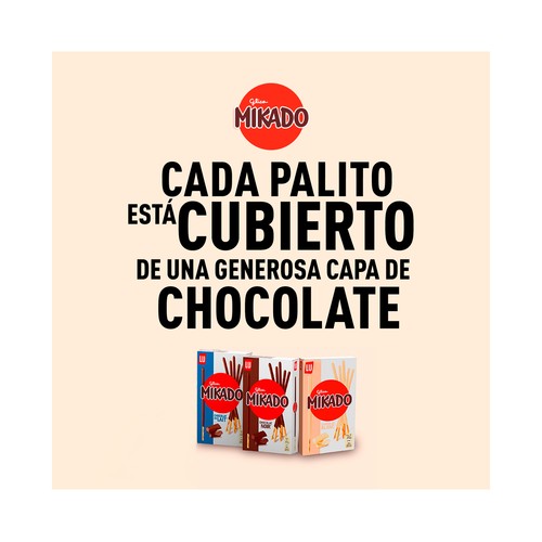 MIKADO Galleta con chocolate blanco 70 gr.