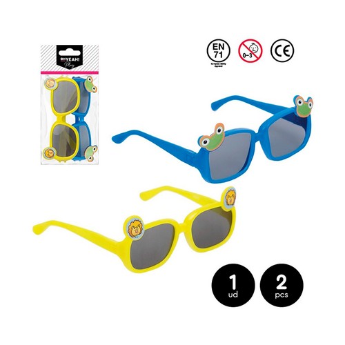 2 gafas surtidas de juguete para piñatas, OH YEAH!