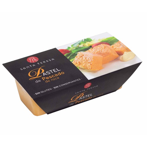 SANTA TERESA Tarrina de pastel de pescado, sin aditivos, sin conservantes y sin gluten SANTA TERESA 170 g.