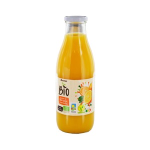 Producto Alcampo Bio Zumo de Naranja Exprimido Procedente de Agricultura Ecológica Bote 1 L. 1000 ML