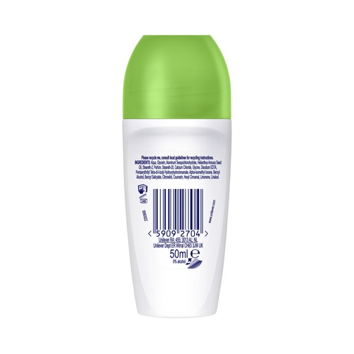 DOVE Advanced care go fresh Desodorante roll on para mujer antitranspirante hasta 72 horas 50 ml.