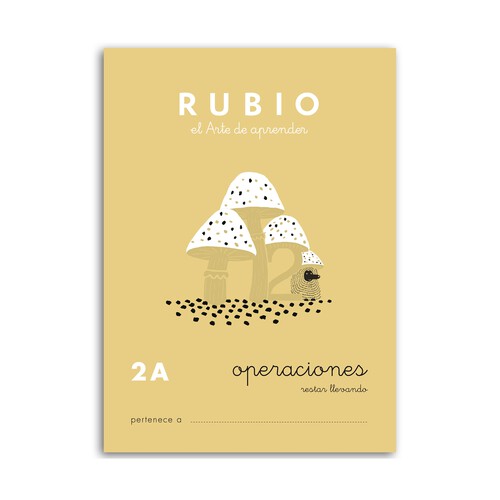 Cuadernillo de actividades Matemáticas, Operaciones 2 A, restar llevando, 6-7 años RUBIO.