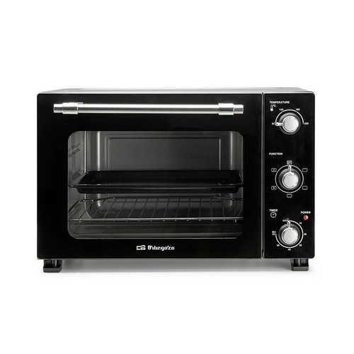 Mini horno de convección ORBEGOZO Hot 398, 39l, color negro.