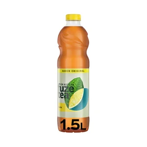 FUZE TEA Bebida te limón sin azúcar original botella 1,5 l.