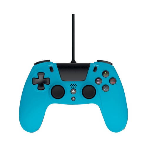 Mando con cable para PS4 y Pc, color azul, VX-4 GIOTECK.